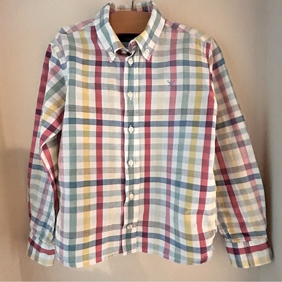 Hackett London Plaid Long Sleeve Button Down Shirt - Picture 1 of 4